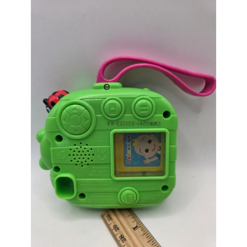 Cocomelon Musical Play Camera Green Pink JJ Toddler Toy Lights Sounds /OO